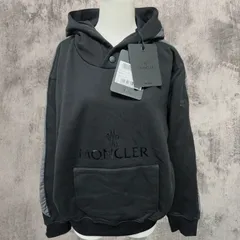 定価10万円！！☆新品未使用品☆MONCLER Maglia Women Hoodie パーカー XS～2XLサイズ Black color 女性用