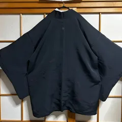 羽織のみ｜黒地ｘ紫　きらきら　ラメ刺繍入り羽織絵羽織 メンズ 着物 和風 和モダン ビッグシルエット 和洋折衷 和洋ミックスコーデ カジュアル着物 かっこいい 和モード 上着　（インナー別売）
