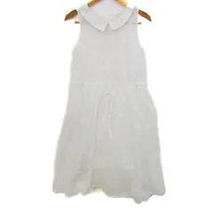 トゥービーバイアニエスベー ワンピース トップス ノースリーブ 襟付き レディース 36サイズ ホワイト To b. by agns b 【中古】