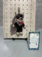 No. 12  チャーム　キーホルダー　羊毛フェルト　チワワ　ハンドメイド　犬