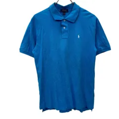 Polo Ralph Lauren 半袖 ポロシャツ レディースL ブルー ポロラルフローレン ワンポイントロゴ刺繍 古着卸 アメリカ仕入 a707-5119