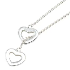 ティファニー ハートリンク ラリアット SV925 シルバー レディース TIFFANY&Co.【1-0190718】