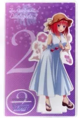 【中古】雑貨 中野二乃 アクスタB.I.G. 「TVアニメ 五等分の花嫁∬ あたり付缶バッジコレクション」 当たり景品