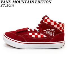 バンズ マウンテンエディション レッド チェッカー 27.5cm VANS MOUNTAIN EDITION
