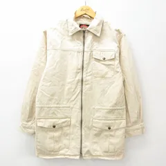 L/古着 長袖 ジャケット メンズ 00s コットン 生成り 25jan06 中古 アウター ジャンパー ブルゾン