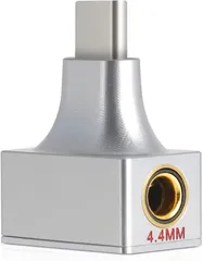 okcsc AD4T 変換プラグ イヤホン・ヘッドホン用 Type-C オスto 4.4mm メス MP3プレーヤー、スマホ、PC、ノートパソコンに適合する( Type-C（オス）- 4.4mm（メス）)