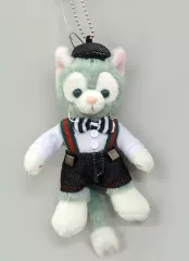 【中古】ぬいぐるみ ジェラトーニ(2016/夏コスチューム) ぬいぐるみバッジ 「Duffy and Friends-ダッフィー＆フレンズ-」 東京ディズニーシー限定