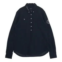 サイズ：2 PEARLY GATES パーリーゲイツ 2023年 長袖ポロシャツ  ネイビー系 [240101454984] ゴルフウェア レディース ストスト