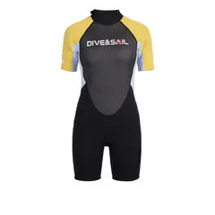 ブラック_14 ウエットスーツ 子ども フルスーツ 半袖 スプリング ジュニア 2.5mm ネオプレン素材 男の子 女の子 キッズ ウェットスーツ バックジップ UV対策 防寒保温 サーフィン SUP ダイビング