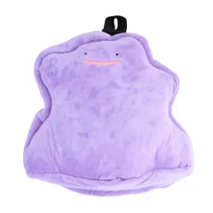 ☆ メタモン ☆ キャラクター ぬいぐるみリュック キャラクター リュック ぬいぐるみリュック ぬいぐるみ かわいい ダイカット ポケモン ポケットモンスター アニメ グッズ やわらか ボア キッズ 子ども こども 子供 大人 男の子 女の子 小物 携帯 収納