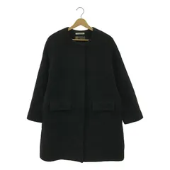 BEAUTY&YOUTH / ビューティーアンドユース | MANTECO ミドル ノーカラーコート | S | ブラック | レディース