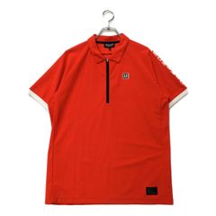 archivio - coco 中古 アルチビオ archivio メンズ 半袖ポロシャツ 48(L) オレンジ ハーフジップ 春夏 メンズ】吸汗速乾半袖ポロシャツ|アルチビオ-アウトレット