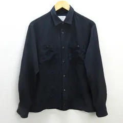 G■コーエン/COEN enjoyeasychic 長袖シャツ【L】黒/men's/92【中古】■