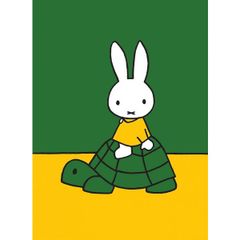 ミッフィー【ミニポスター010】かめ・亀・カメ うさこちゃんとどうぶつえんmiffy nijntje dickbruna