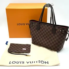 【未使用品】LOUIS VUITTON　ルイヴィトン　N40600　ネヴァーフルPM　ダミエ　トートバッグ　ポーチ　箱　レディース　極美品