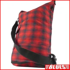 PORTER 吉田カバン ポーター ショルダーバッグ 斜め掛け メンズ レディース 赤 チェック ショルダーバッグ一覧←SEULB屋着古← X7589