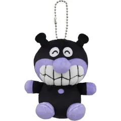 セガフェイブ アンパンマン もちふわマシュマロますこっと ばいきんまん てのひらサイズぬいぐるみ ボールチェーン付き 3歳以上