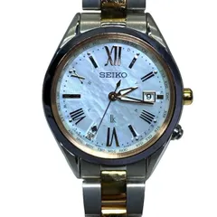 美品】SEIKO ルキア 1B35-0AB0 SEIKO ルキア 腕時計 1B35-0AB0 電波ソーラー シルバー