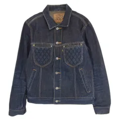 ロストコントロール レザー切り替え デニム ジャケット Gジャン size 2 ロストコントロール レザー切り替え デニム ジャケット Gジャン