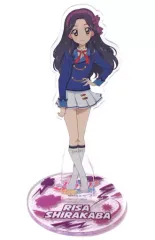 アイカツ アクリルスタンド 制服 白樺リサ　大地のの アイカツ アクリルスタンド 制服 白樺リサ 大地のの アイカツ アクリル