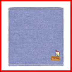 【匿名配送】04デニムスタオルミニオン_約34×36cm 丸眞 ハンドタオル MINION ミニオン 34×36cm デニムスタイルミニオン デニム風タオル 4