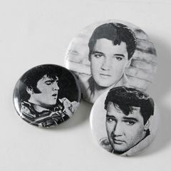 エルヴィス・プレスリー Elvis Presley ヴィンテージ ピンバッジ 新品 137-