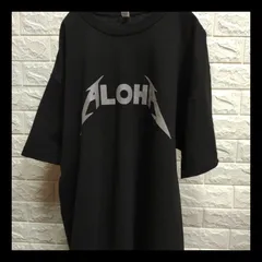◆ALSTYLE  アルスタイル　ALOHA　  黒　L　Tシャツ　アメカジ　古着　ブラック　USED