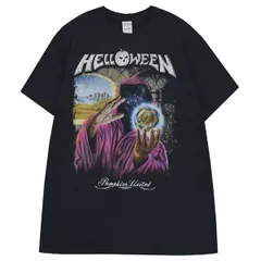 ③☆ HELLOWEEN ⚫ ハロウィン ⬛︎ メタルTシャツ 黒 M