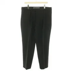 ホワイトマウンテニアリング White Mountaineering 23AW 1タックワイドテーパードパンツ 1 TUCK WIDE TAPERED PANTS ベルト 3 L 黒 ブラック WM2373406 /YTのサムネイル