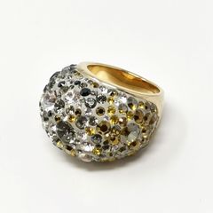 ☆週末セール☆SWAROVSKI パヴェストーン リング シルバーカラー