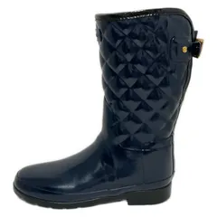 HUNTER(ハンター) レインブーツ UK5 レディース - ダークネイビー