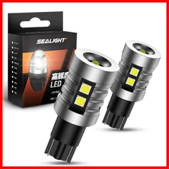 【大特価】SEALIGHT t16 led バックランプ 後退灯 爆光 3000lm 25W 高輝度 バック ライト 車検対応 最新3030SMD チップ キャンセラ ー内蔵 12V 無極性 耐熱性 50000時間以上寿命 T16/T15 6500K ホワイト