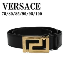激レア 美品 VERSACE ヴェルサーチ ベルト メデューサ レザー レッド 90_1003873-