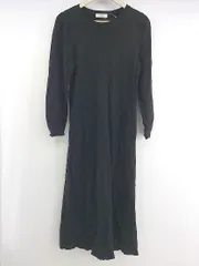 ◇ Sonny Label サニーレーベル URBAN RESEARCH 長袖 膝下丈 ワンピース ブラック レディース E  【1304050005947】