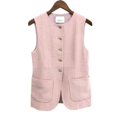 ANAYI アナイ 23SS コットンオックスパッチポケットジレ サイズ:36 102317-10-230 ピンク  レディース ベスト　240001130824のサムネイル