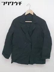 ◇ GLOBAL WORK グローバルワーク 長袖 テーラード ジャケット サイズF ブラック メンズ 【中古】 【1104200002792】