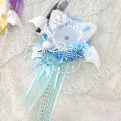 夢展望公式 [新品未使用] ねこみみフリルロゼット [ブルー] 他カラー別ページ有  服飾小物・アクセサリ－・雑貨 その他雑貨・生活雑貨 535587-01