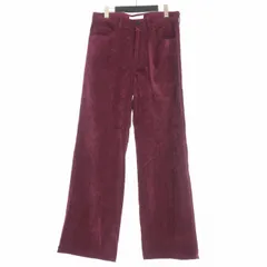 サスクワッチファブリックス SASQUATCH fabrix VELVET FLARE 5 POCKET PANT フレアパンツ スラックス M BORDEAUX 22AW-PA9-010のサムネイル