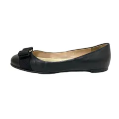 FERRAGAMO/SalvatoreFerragamo(サルバトーレフェラガモ) パンプス 6C レディース - 黒 レザー