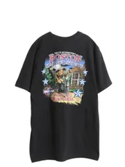 【お得なクーポン配布中!】 USA製 ハーレー ダビットソン 両面 プリント Tシャツ メンズ L 古着 オフィシャル バイク グラフィック ヘビーウェイト イラスト ブラック