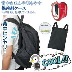 リュック ランドセル 背中 冷やす 冷却 グッズ 保冷剤ケース リュックde冷え太くん メッシュ 熱中症対策 暑さ対策 ひんやり 通勤 通学 メール便