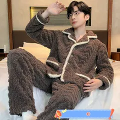 新品 パジャマ レディース メンズ 秋 冬 ルームウェア 暖かい 部屋着 おしゃれ かわいい お泊り トラベル 結婚祝い セット 女性 男性 羽織る スウェット 可愛い 寒さ対策 セットアップ テレワーク ガウン 肌触り cn-ix-775-1