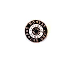 Honest Jons enamel pin Brass, black, white ピンズ　エナメル ピン ピンバッジ