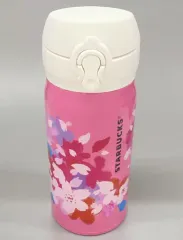 【中古】マグカップ・湯のみ さくら2016 ハンディーステンレスボトル 350ml 「スターバックスコーヒー」