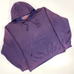 Supreme Overdyed S Logo Hooded Purple XL