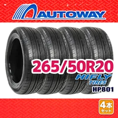 【AUTOWAY】 新品 265/50R20 サマータイヤ HIFLY HP801 20インチ 4本セット 夏タイヤ オートウェイのサムネイル