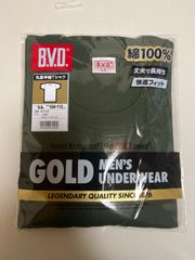 B.V.D.GOLD 限定COLOR 丸首半袖Tシャツ TOUGH NECK 綿100％