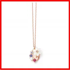 【送料無料 】誕生花:1月スイセン [ブルーム] BLOOM 1月誕生花 K10 ピンクゴールド スイセン ネックレス 0452-6571-0019-0000