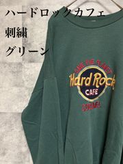 人気のみどり！90S 刺繍　ビッグロゴ　ハードロックカフェ　メキシコ　XL ヴィンテージ