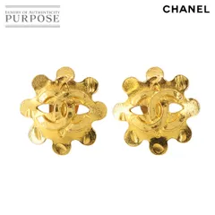 新品同様 シャネル CHANEL フラワー ココマーク イヤリング ゴールド 94P アクセサリー ヴィンテージ Vintage Earrings 90275282